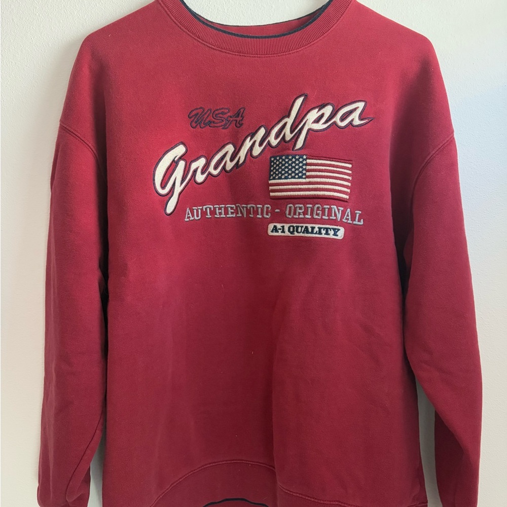 Croft & Barrow Red Crewneck Sweater